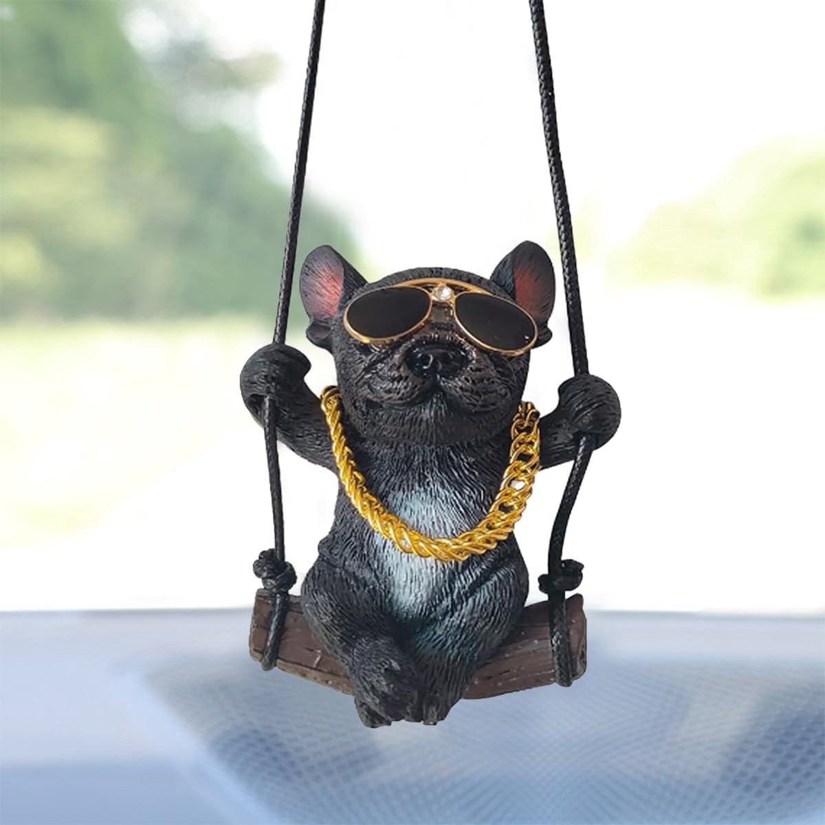 Swingende Hond Auto - Hond Dashboard - Auto Interieur Decoratie - Schuddend Hoofd - 7.9 x 6 x 5.7 cm