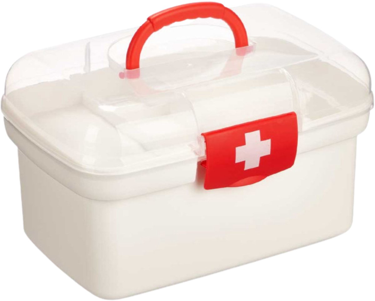 Kinvara Kleine EHBO opbergdoos - 4L - Medicijn / EHBO accessoires - eerste hulp - Opbergen/opruimen