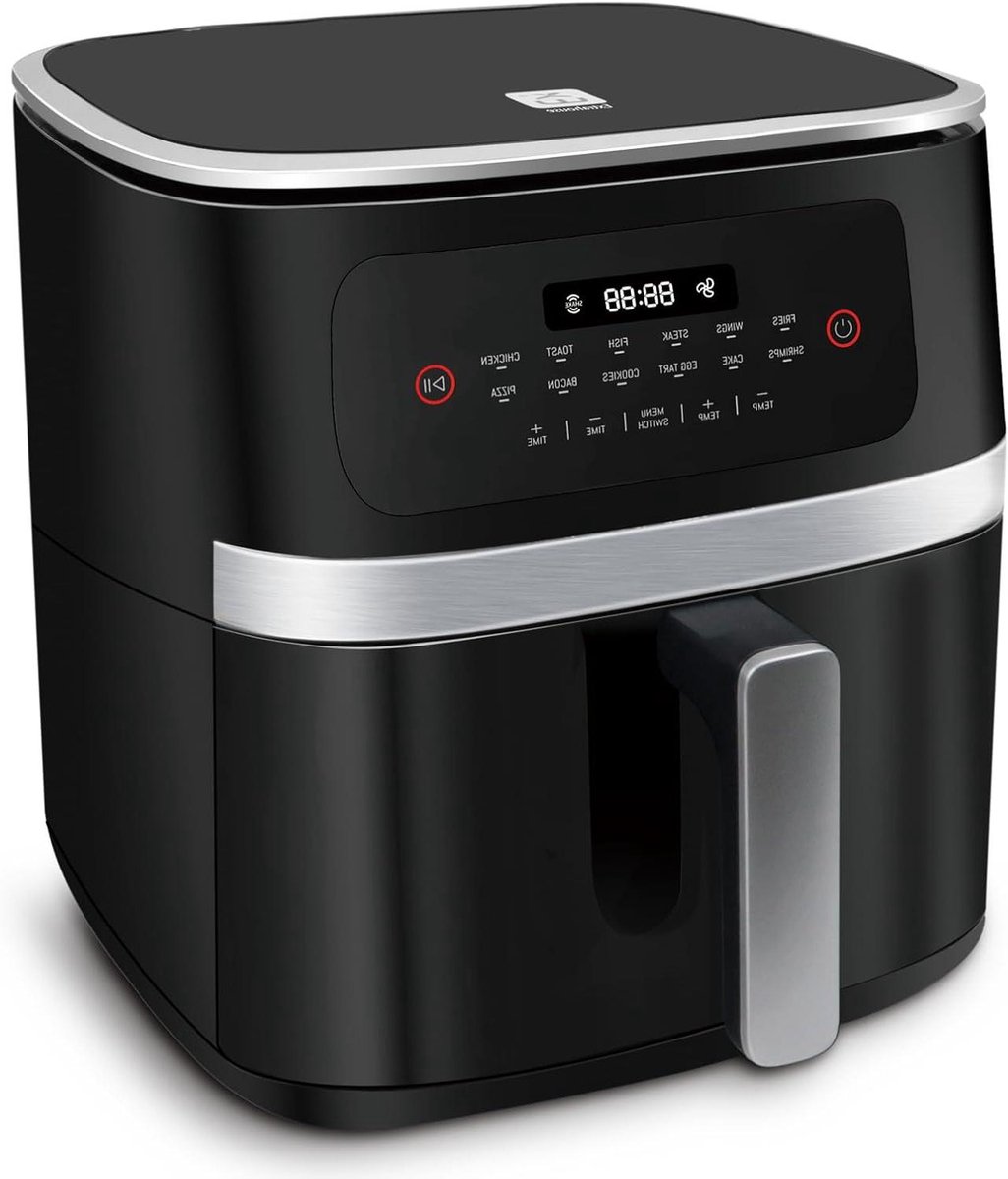 Airfryer XXL - Heteluchtfriteuse Digitaal - Gezond Koken - Olievrije Technologie - 7 Liter Capaciteit - Zwart