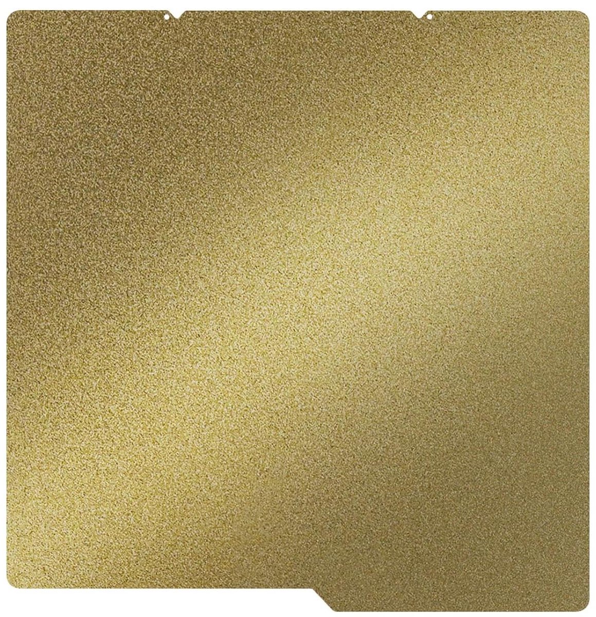 PEI Bouwplaat - Print Oppervlak - 3D Printen - Dubbelzijdig Textuur - 310x310 mm - Goud