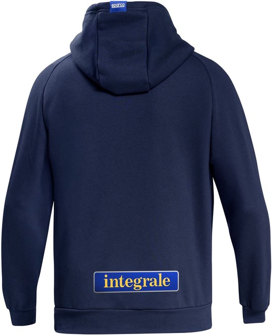 Sparco Lancia HF Delta Hoodie - Marineblauw/Wit - Maat S van Sparco — afbeelding 2