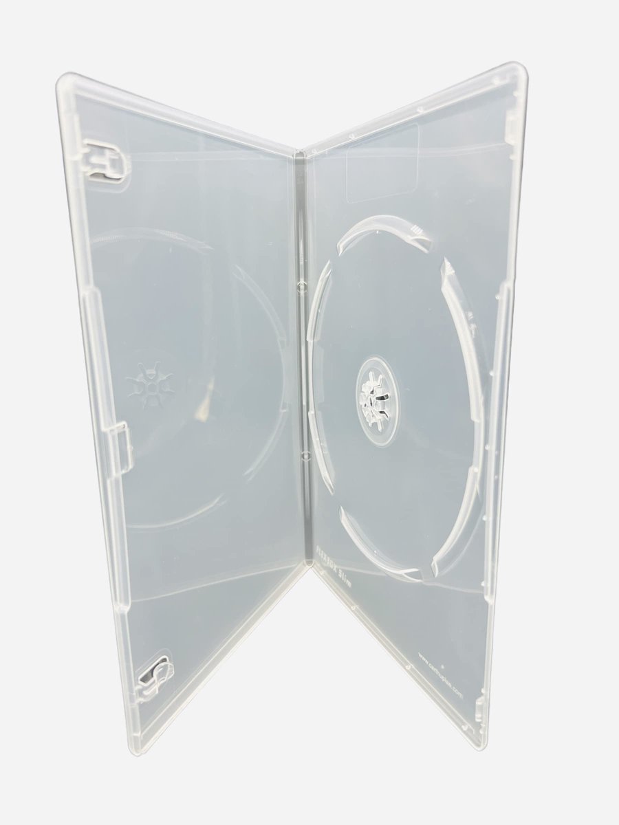 Dailygoody - DVD CD BLU RAY Cases - Ruimtebesparend - Transparant - 7mm - Set van 25 - Ideaal voor opslag - Geschikt voor films - Verpakking van