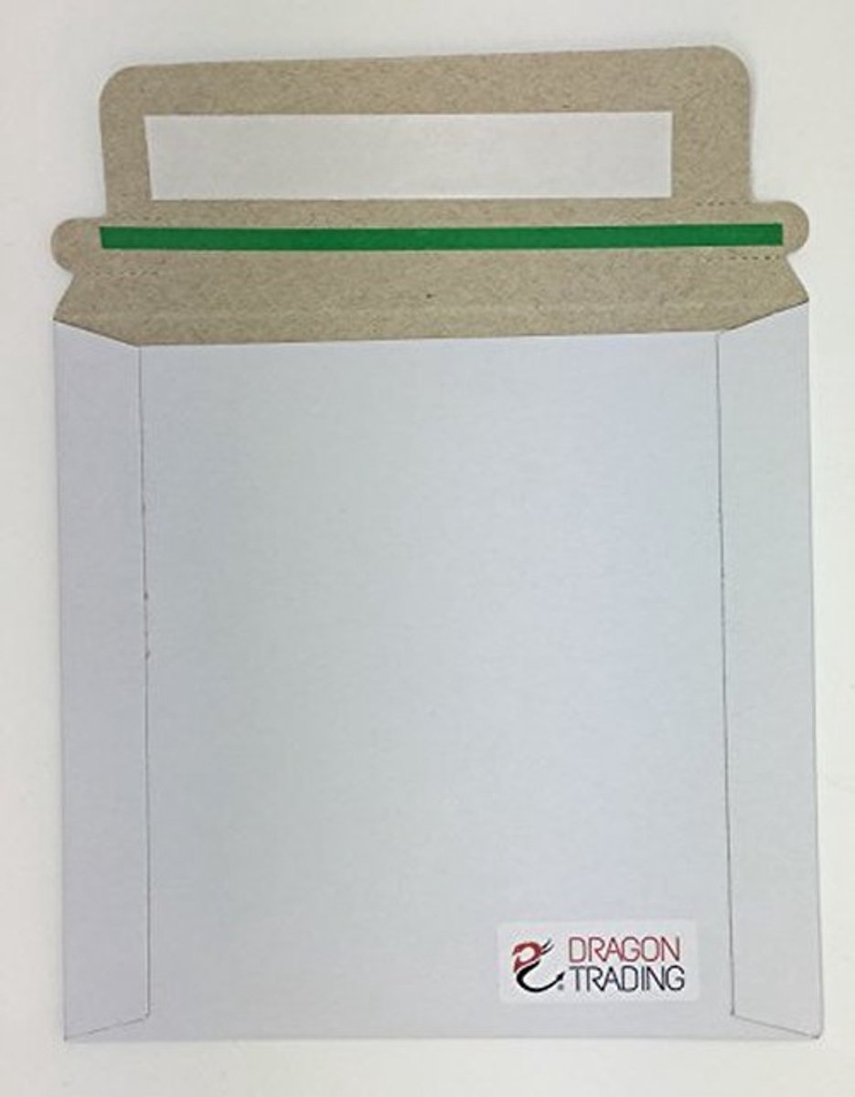 Dailygoody - Kartonnen Hulzen Enveloppen - Zelfklevend - Hoogwaardige Kwaliteit - Wit - 25 Stuks - Perfect Voor Verzending - Ideaal Voor Thuis En Kant