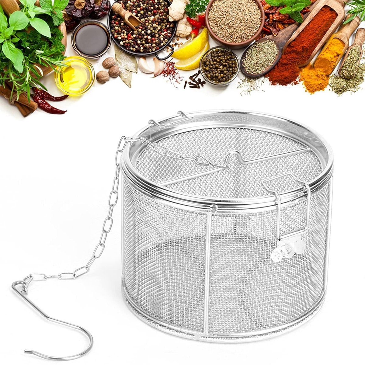 Dailygoody - Roestvrijstalen Thee-Ei Mandfilter - Thee Infuser - Vaatwasserbestendig - Zilver - Bladthee Filter - Ideaal voor Theeliefhebbers - Perfec...
