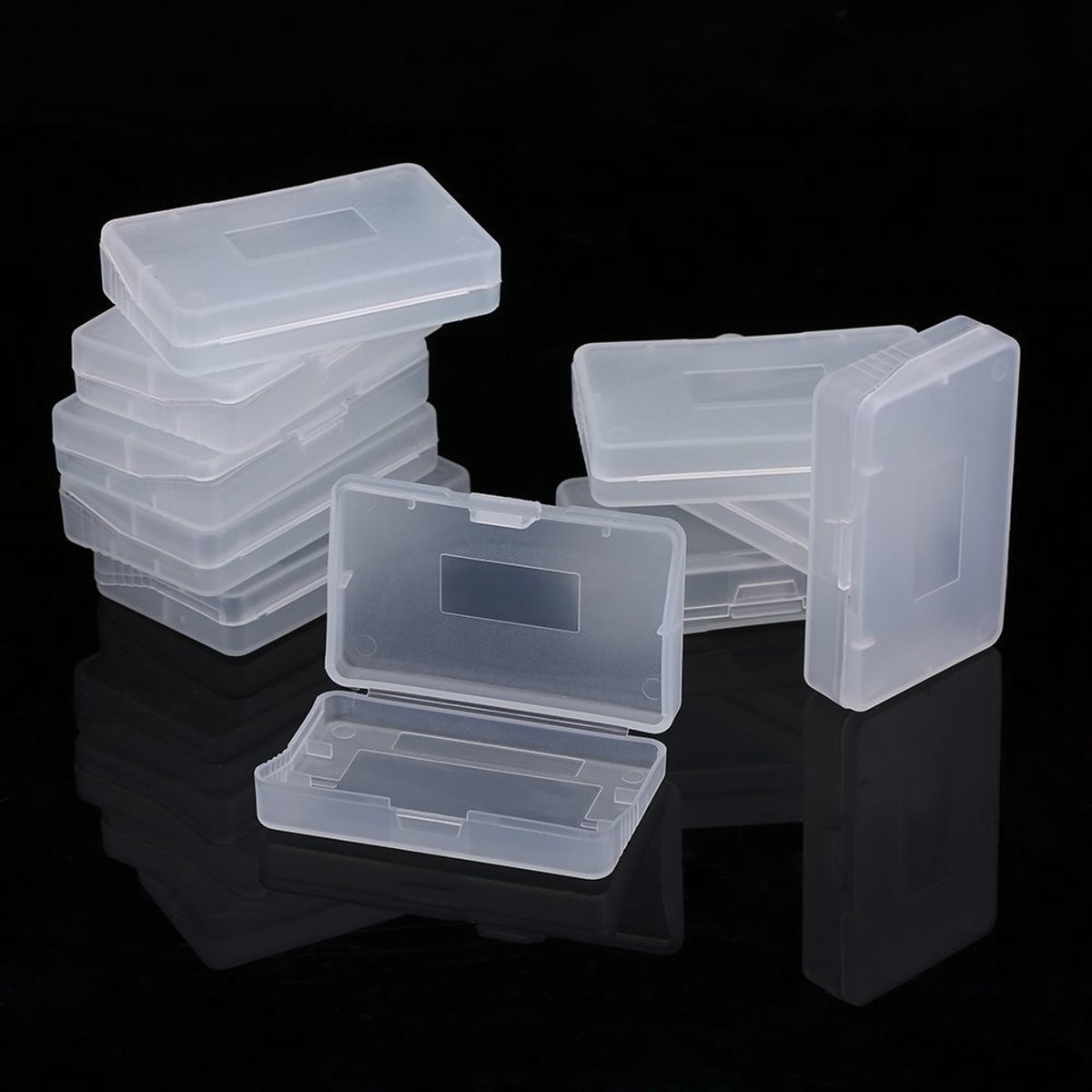 Dailygoody - Stofdichte cartridgebehuizingen - Bescherming voor GBA-spelkaarten - stuks - Transparant - Duurzaam en betrouwbaar - Geschikt voor ga...