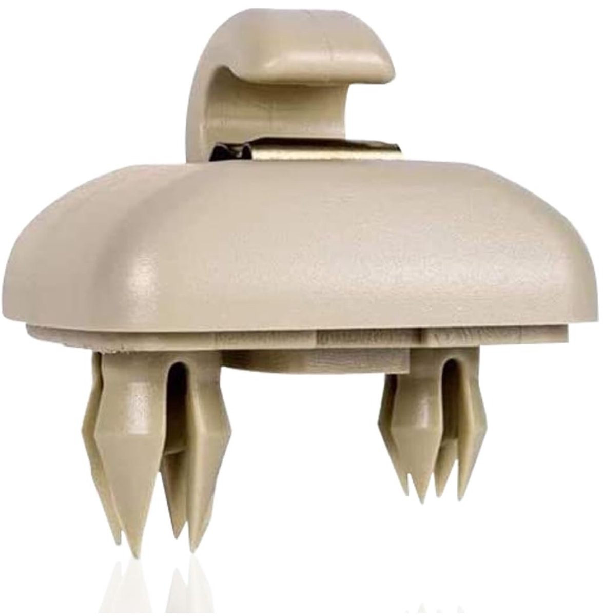 Dailygoody - Auto Sun Visor clip - Reserveclip voor zonneklep - Beige - Auto-accessoires - Geschikt voor de meeste auto’s en SUV's