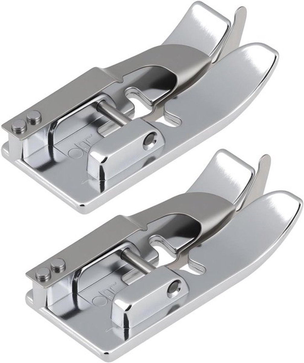 Naaimachine metalen voet - Blinde zoom - Geschikt voor Brother machines - 2 stuks.
