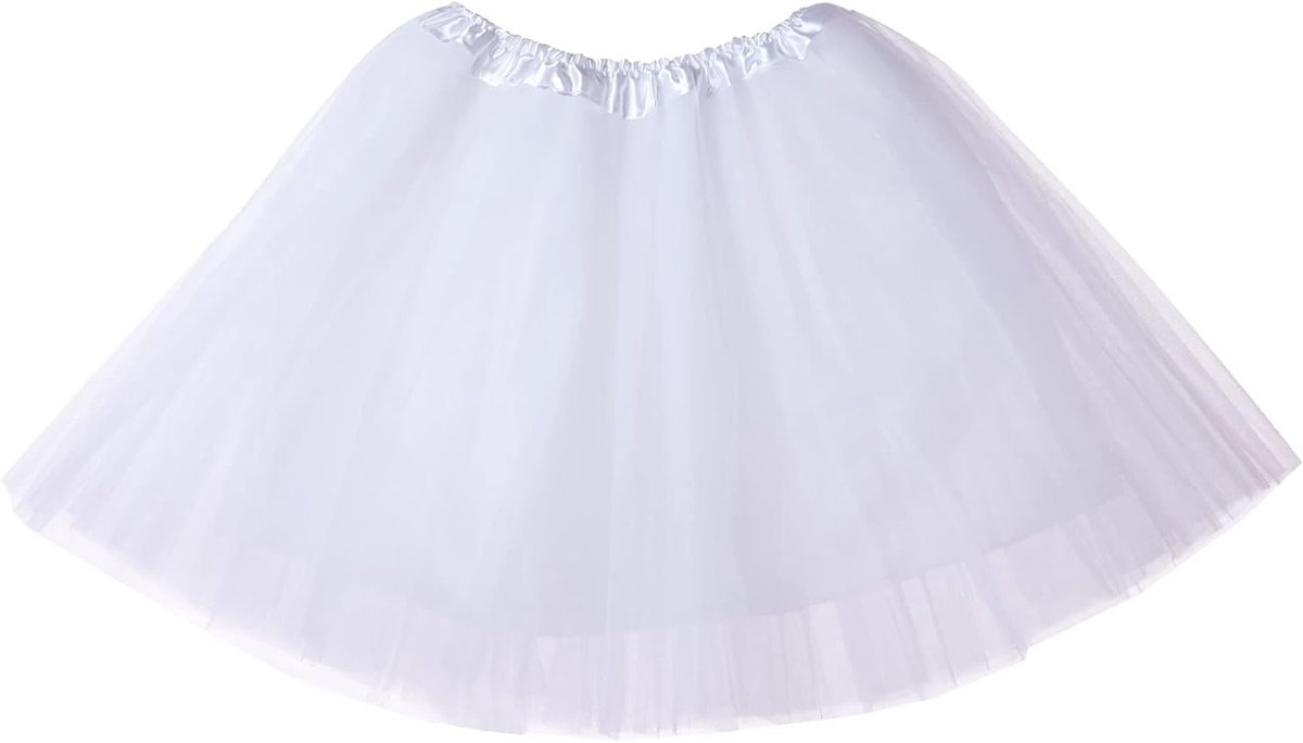 Mini Tutu Rok voor Dames - Stretchbare Skaterrok van Tulle voor Feest, Dans en Kostuums