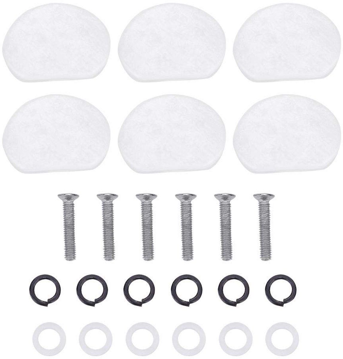 Dailygoody - Gitarren Stimmset - Mechanische Gitaar Stemknoppen - Perfect voor Muzikanten - Acryl Buttons - Geschikt voor Rock Jazz Classic