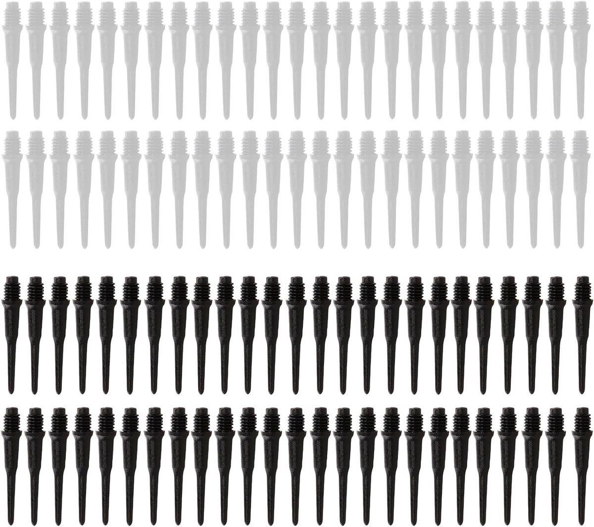 100 Stuks Plastic Dartpunten voor Elektronische Darts, Darts Accessoires en Vervangonderdelen