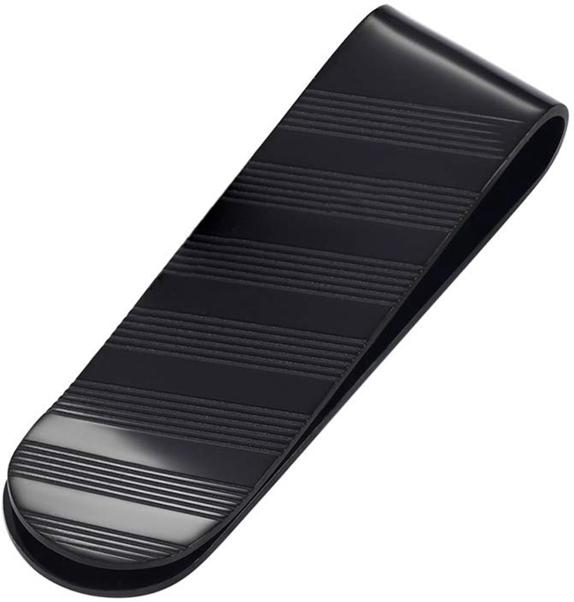 Dailygoody - Geldclip voor heren - Minimalistisch en stijlvol - Roestvrij staal - Zilver, zwart, goud - Perfect cadeau - Luxe uitstraling