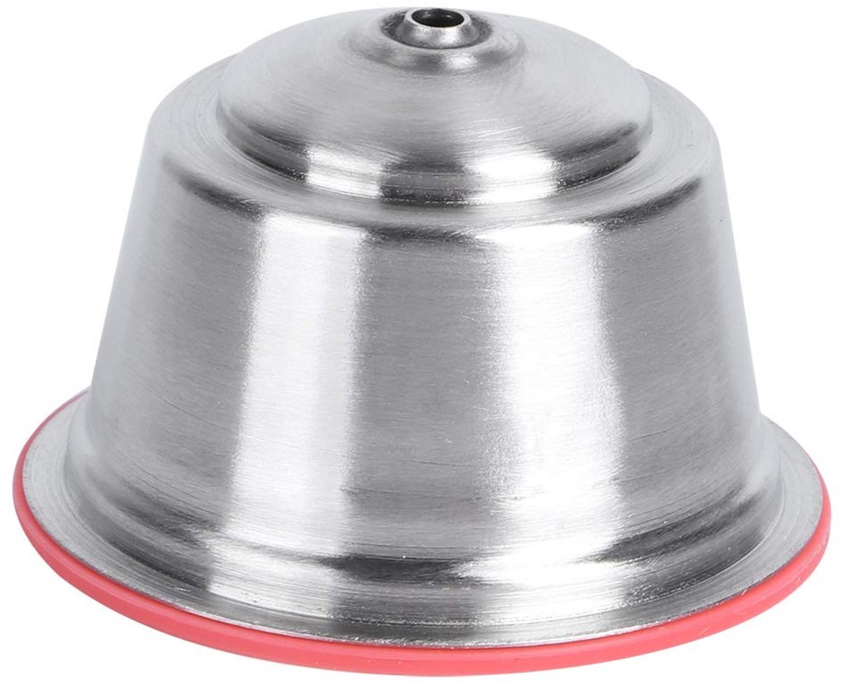 Dailygoody - Koffiezetapparaat - Navulbaar filter - Roestvrij staal - Herbruikbaar - Koffiecapsules - Voor koffie liefhebbers - Rood