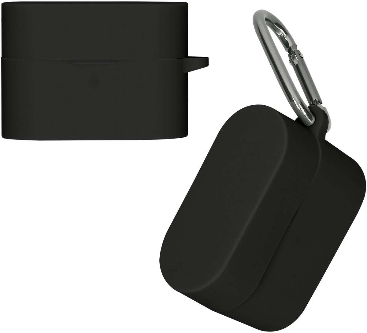 kwmobile Hoes geschikt voor Sony WF-1000XM6 - Siliconen cover voor oordopjes in zwart – foto 8