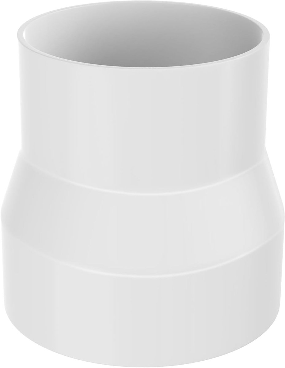Conduit Systeem Reducer Adapter 110mm naar 100mm voor Buizenventilator, Ventilatiepijp, Luchtkanalen en Ventilatiesystemen