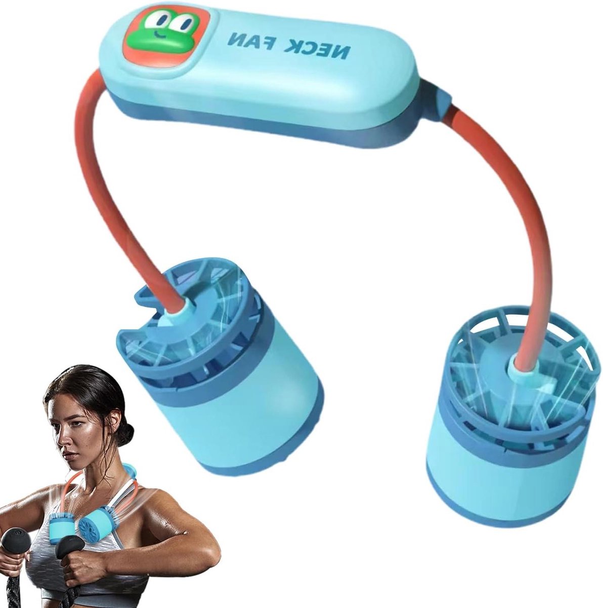 Neck Fan - Persoonlijke Ophangbare Neck Sport Ventilator | 3-Snelheden Stille Koeling Tool Voor Werk Kantoor Lezen Reizen Buiten Sport Vrouwen Mannen
