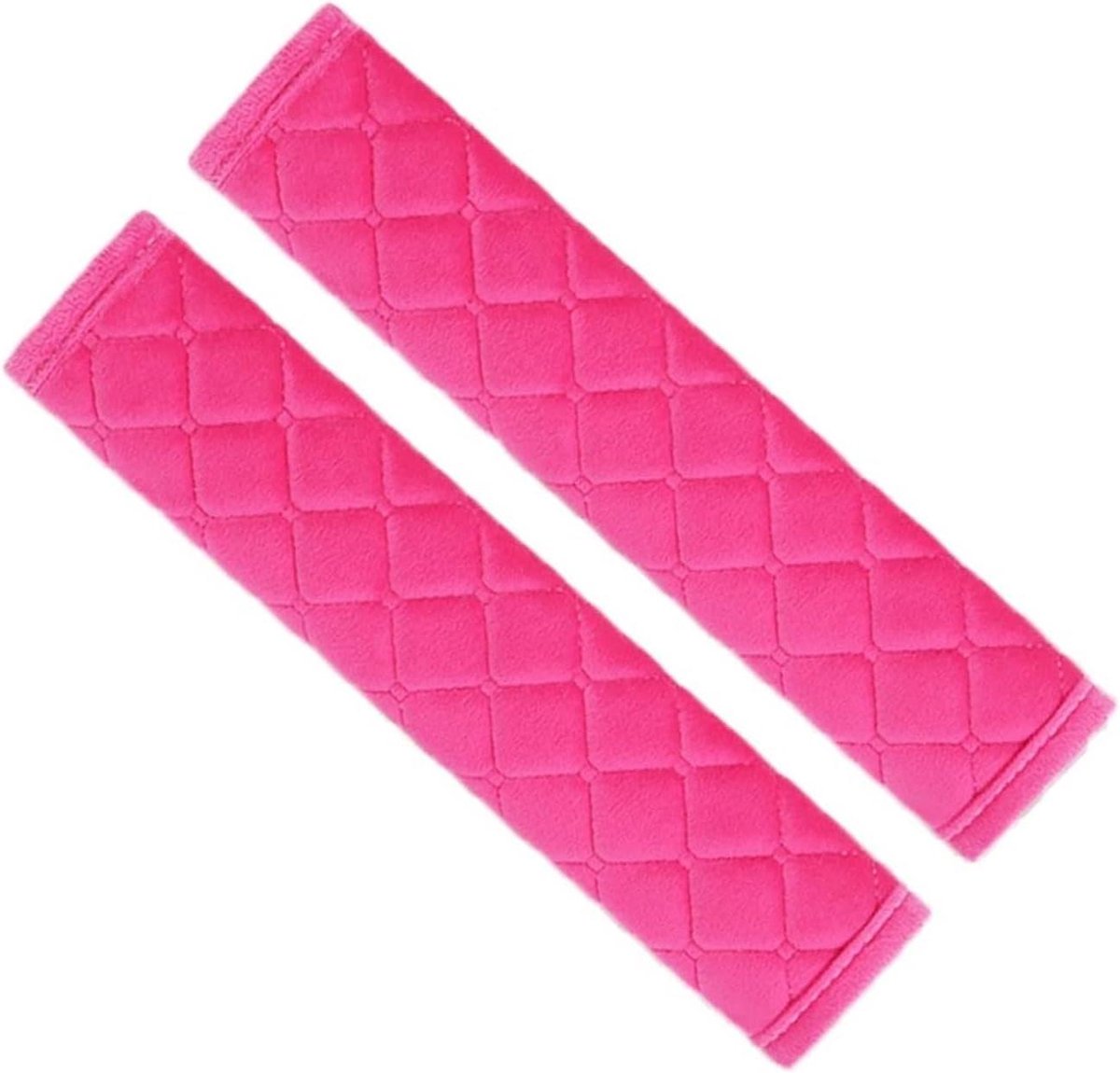 Gordelkussens - Autogordelhoezen - Comfortabel Rijden - Zachte Bescherming - 2 Stuks - Roze
