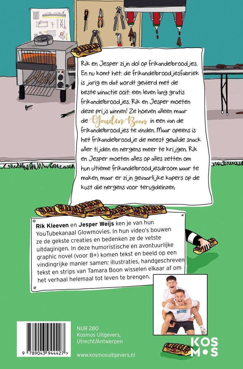 Glowmovies 4 - Rik en Jesper en de frikandelbroodjescrisis — cadeau in Boeken - foto 2
