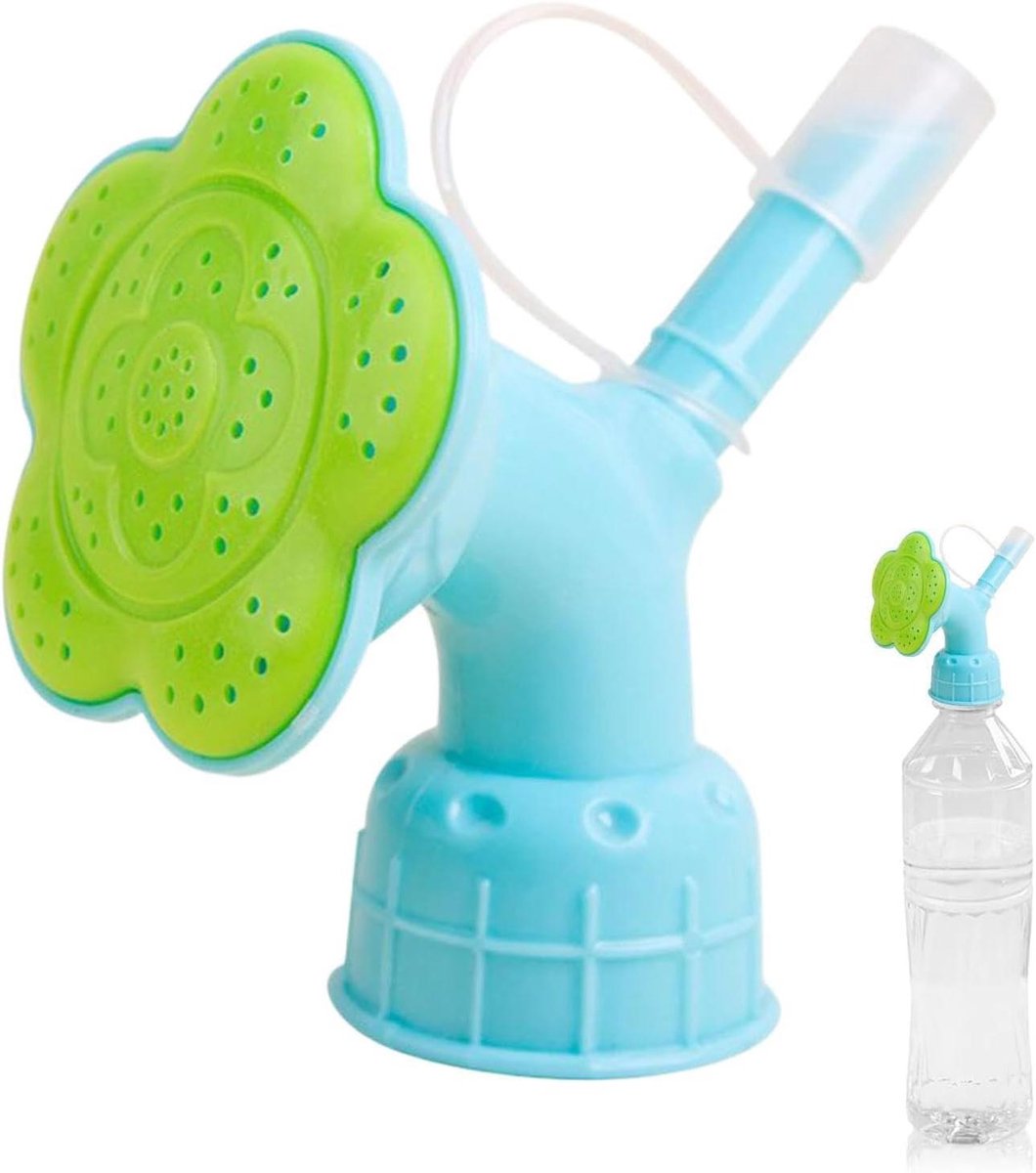 Gieter Sproeikop - Bloem Spuitmond - Planten Water Geven - Fijne Nevel 73 Gaten - Past Op Fles - Blauw