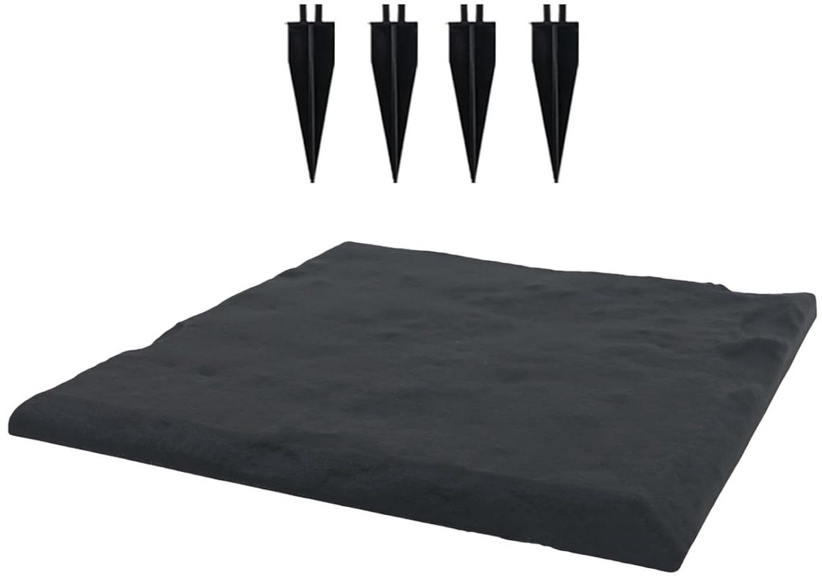 Tuinstenen - Vloerdecoratie stenen - Buitenpaden aanleggen - Anti-verschuiving ontwerp - 40 cm - Grijs