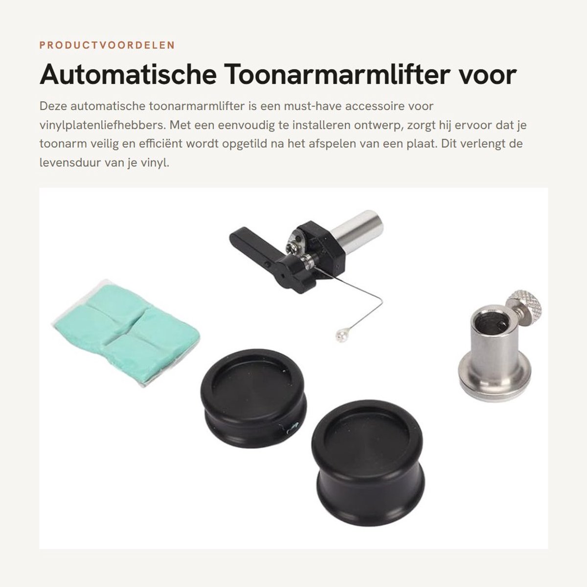 Dailygoods - Automatische Toonarmarmlifter voor Platenspeler