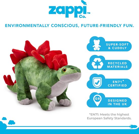 Ultra Zacht Haai Knuffelspeelgoed - 100% Gerecycled, Milieuvriendelijk, Kraamcadeau, Levensecht 29 cm van Merkloos — afbeelding 5