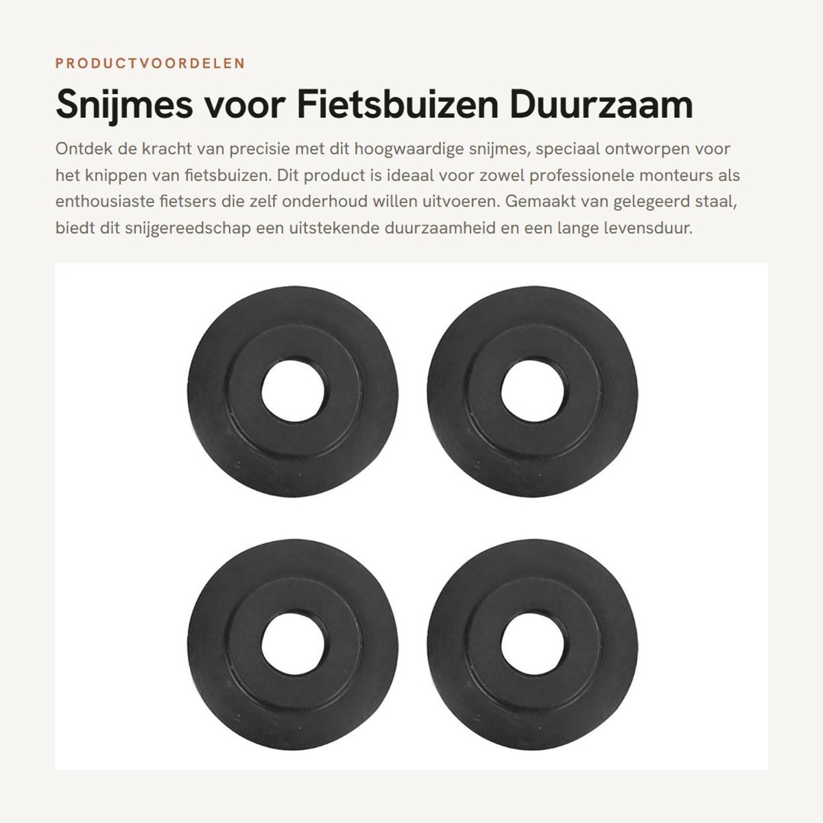 Dailygoods- Snijmes Set van 4 - Gelegeerd Staal - Duurzaam Snijgereedschap - Hoge Hardheid - Sterk Snijvermogen - Buitendiameter 18 mm - Snijbladen