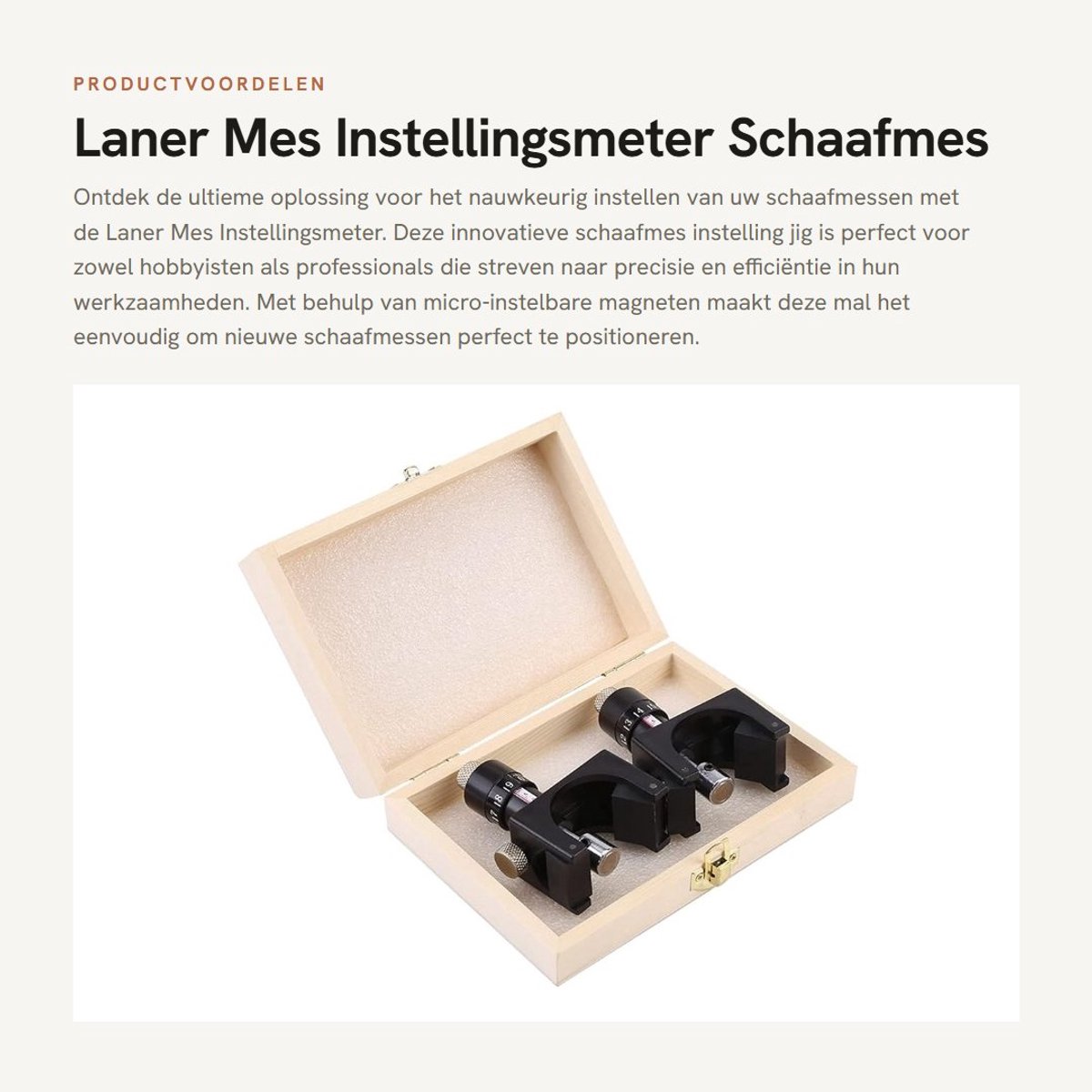 Dailygoods- Schaafmes Instellingsmeter - Magnetische Schaafmes Instelling Jig - Nauwkeurige Instelling - 2 Stuks - Micro-instelbare Magneten - Eenvoudige Montage - Instelmal