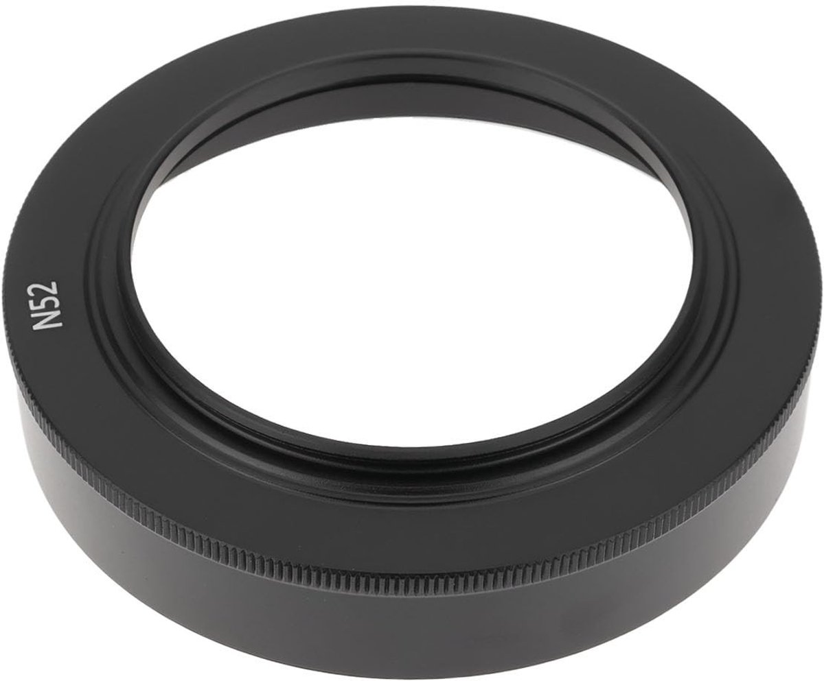 Dailygoods- Cameralenskap 52mm - Compatibel met Nikkor Z 40mm f/2 S/Z 28mm f/2.8 SE - Lichtgewicht - Duurzaam - Bajonetbevestiging - Bescherming tegen krassen en verblinding - Lenskap