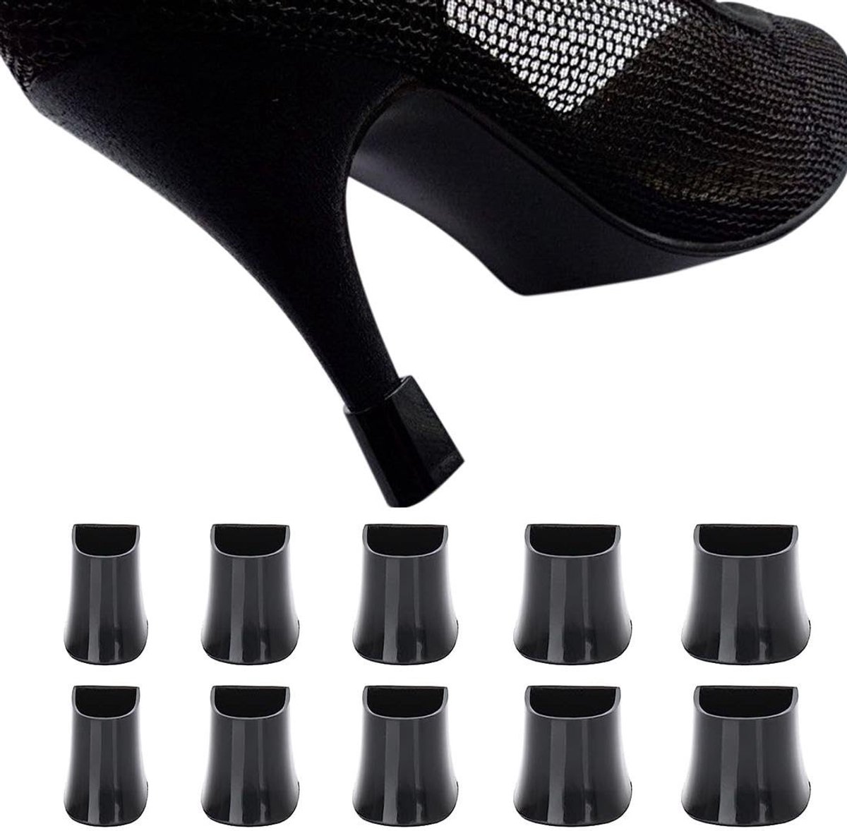 Dailygoods - Hielbeschermers voor Hoge Hakken - 10 Paar voor Bruiloften en Formele Gelegenheden