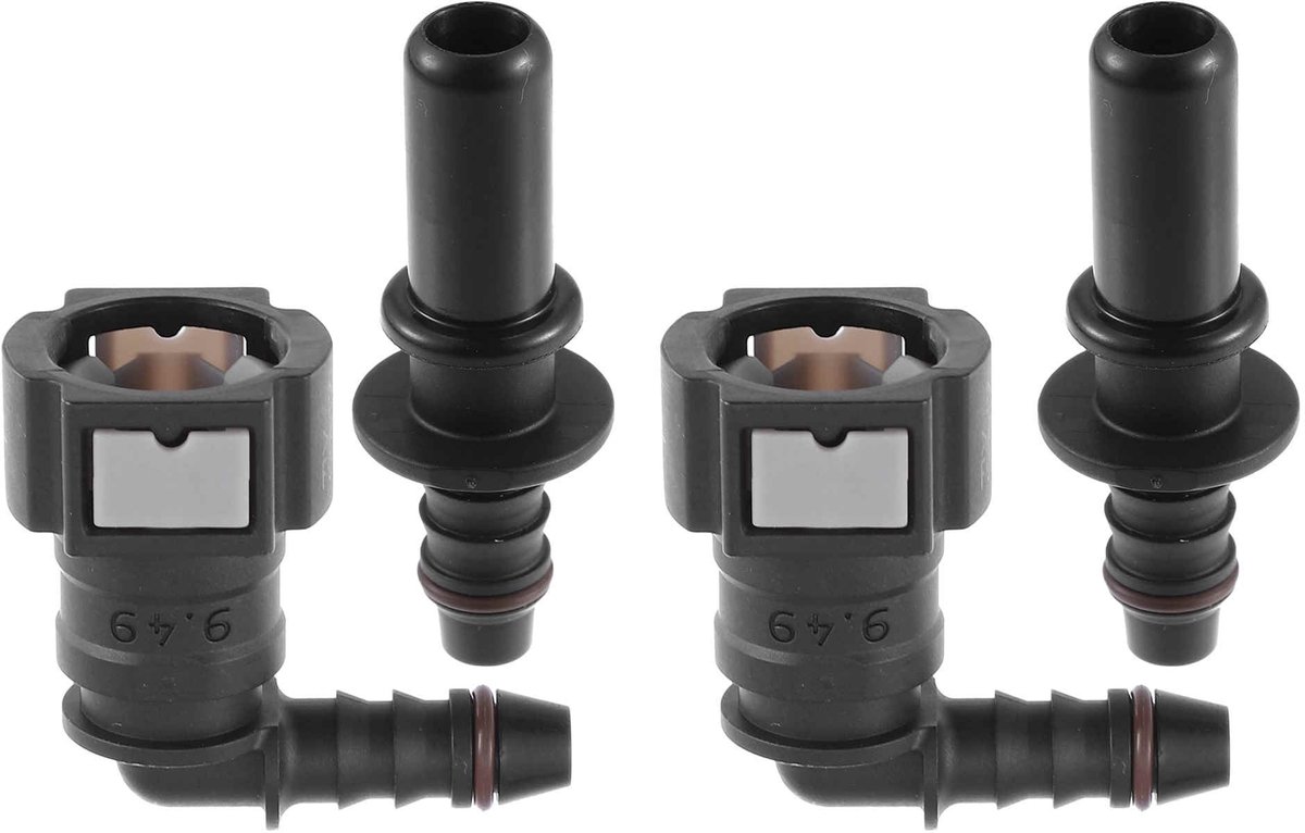 Dailygoods- Brandstofleiding 3/8 (9,49 mm) naar 5/16 (8 mm) - Nylon - Snelkoppeling - Ontkoppelingsslang - Duurzaam - Eenvoudige installatie - Slangverbinding