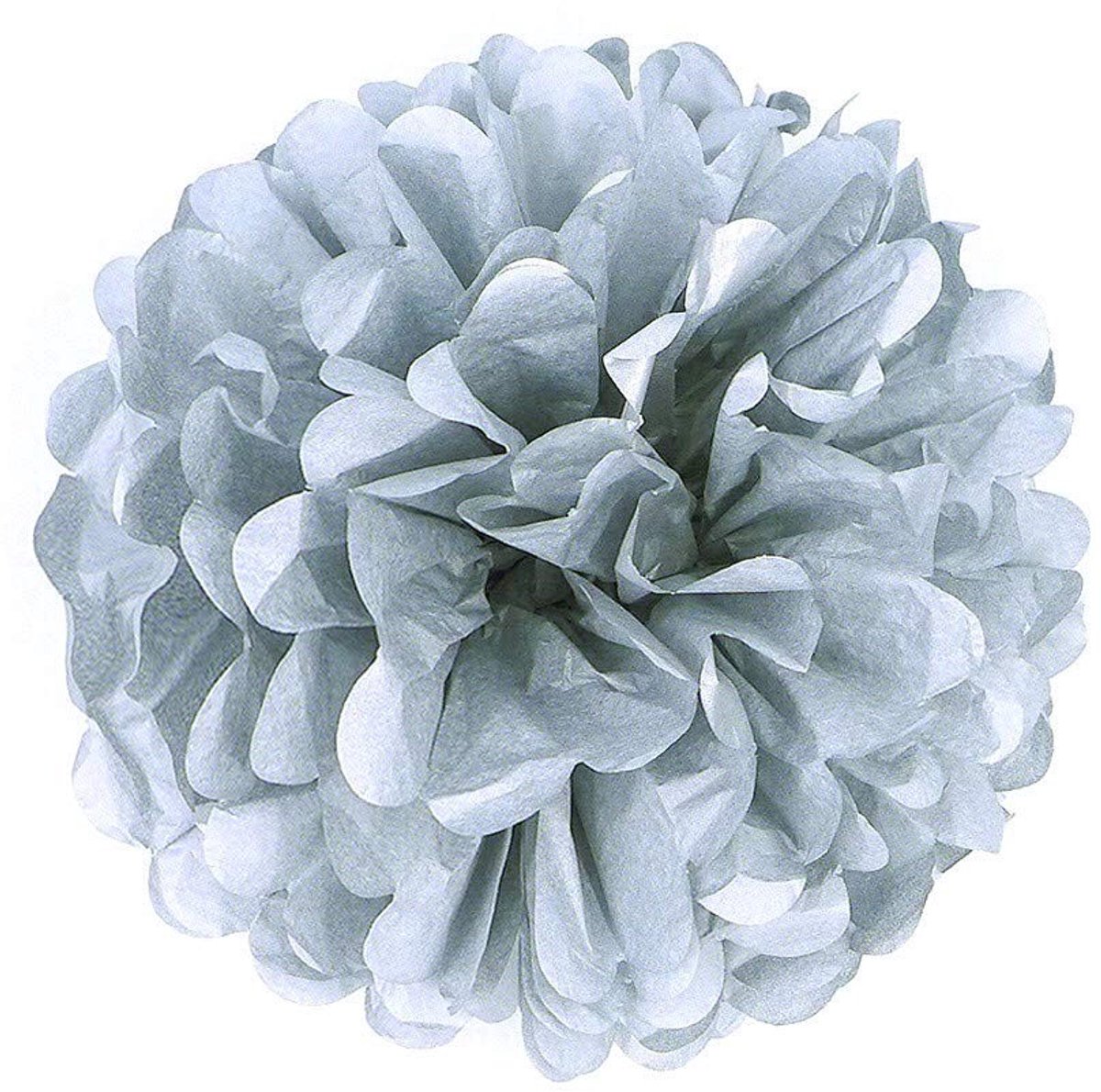 Dailygoods- Pompons 10 Stuks - Decoratieve Bloemdecoratie - Tafeldecoratie - Feestversiering - Bruiloft/Kinderfeestje - Hoogwaardige Papier 25 cm - Decoratie