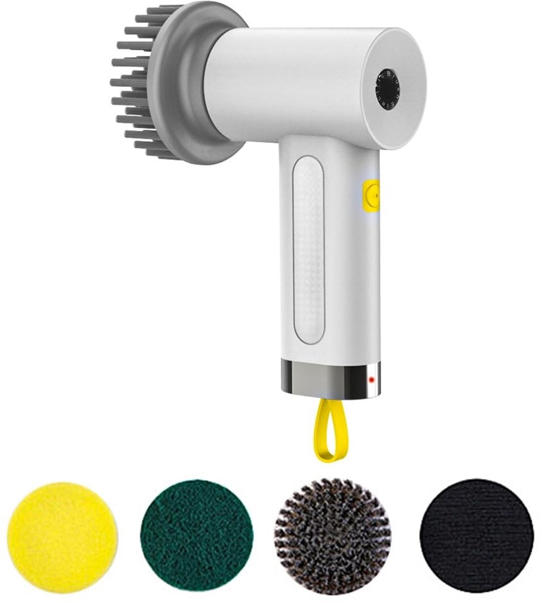 Dailygoods - Handheld Power Spin Scrubber - Draadloze reinigingsborstel - Efficiënte badkamerreiniger - Elektrische schrobmachine - Geschikt voor keuk...