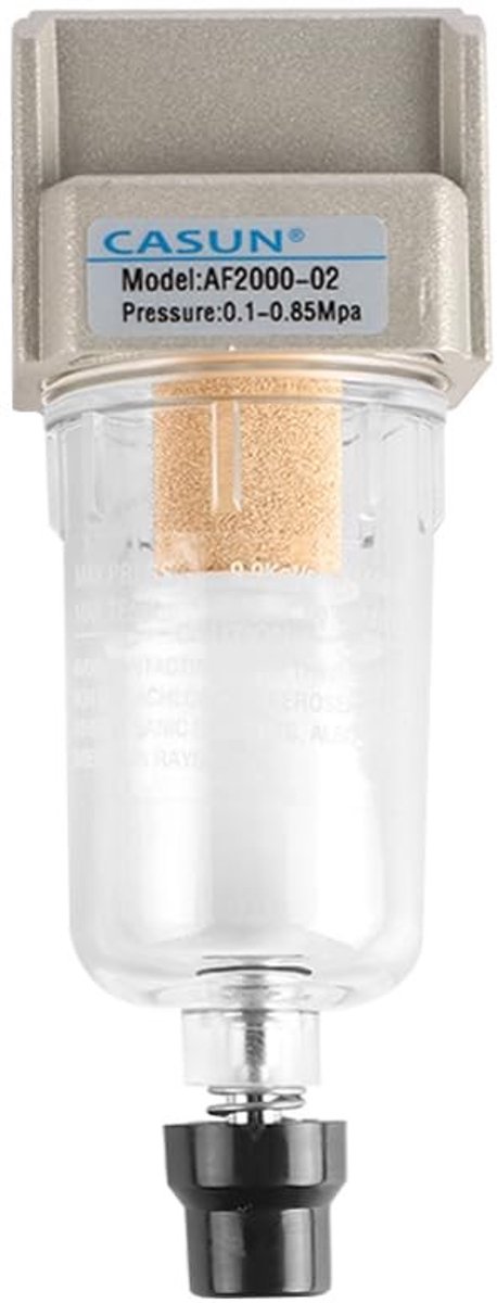 Dailygoods- Waterafscheider G1/4" - Deeltjesfilter - Vochtafscheider - Olie-waterafscheider - Persluchtleidingen - Superieur vochtbeheer - Luchtfilter