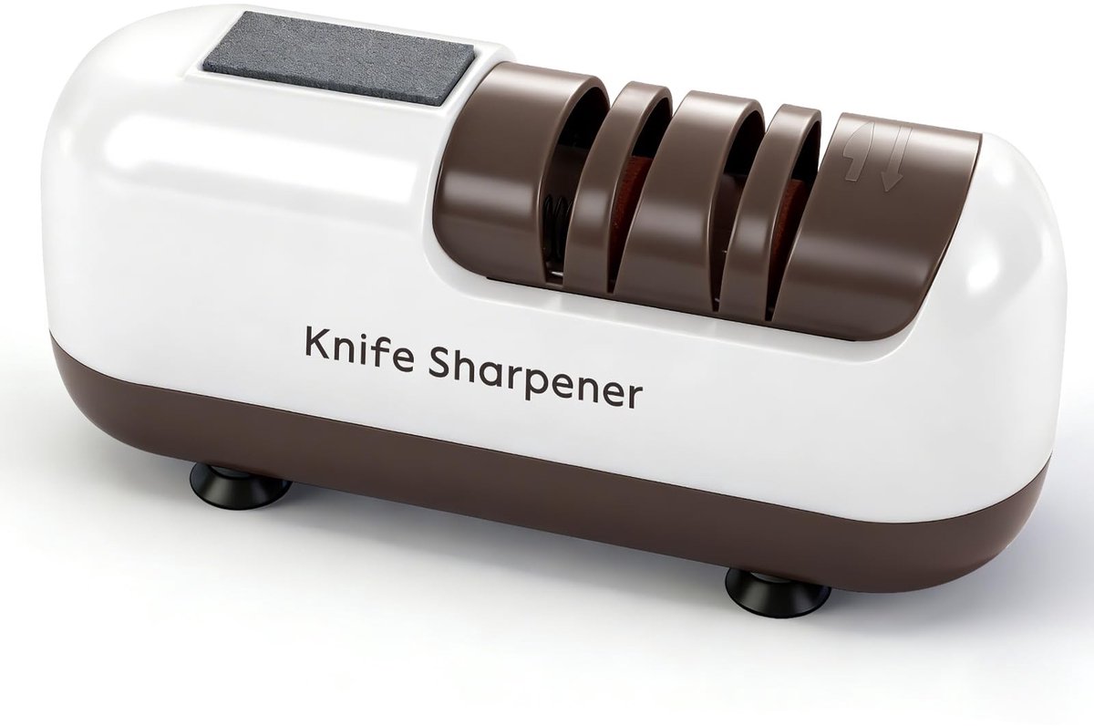 Dailygoods - Elektrische Messenslijper voor Ruwe en Fijne Messen