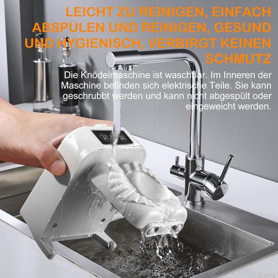 Automatische Knoedelmachine - Deegvorm Gyoza Maker - Thuis Koken - Twee Werkmodi - USB Opladen - Wit — afbeelding 3