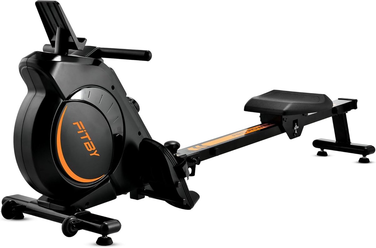 Roeitrainer voor thuis - Indoor roeimachine - Full body workout - 16 weerstandsniveaus - 150 kg belasting - Zwart