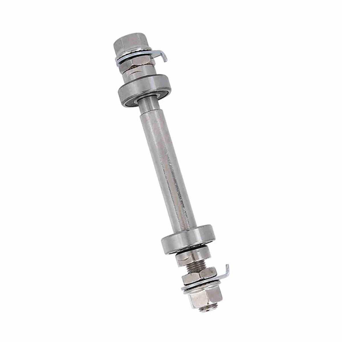 Dailygoods- Wielnaafas Hoge Sterkte - Metalen Snelspanner - 6000 Lager - Eenvoudige Installatie - Lichtgewicht Ontwerp - 14/18 Cm Lengte - Fietsas
