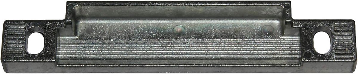 Val Verstelder - Sluitplaat Deur - Deur Beveiligen - Inclusief Sluitval - 8.5 cm - Zilver
