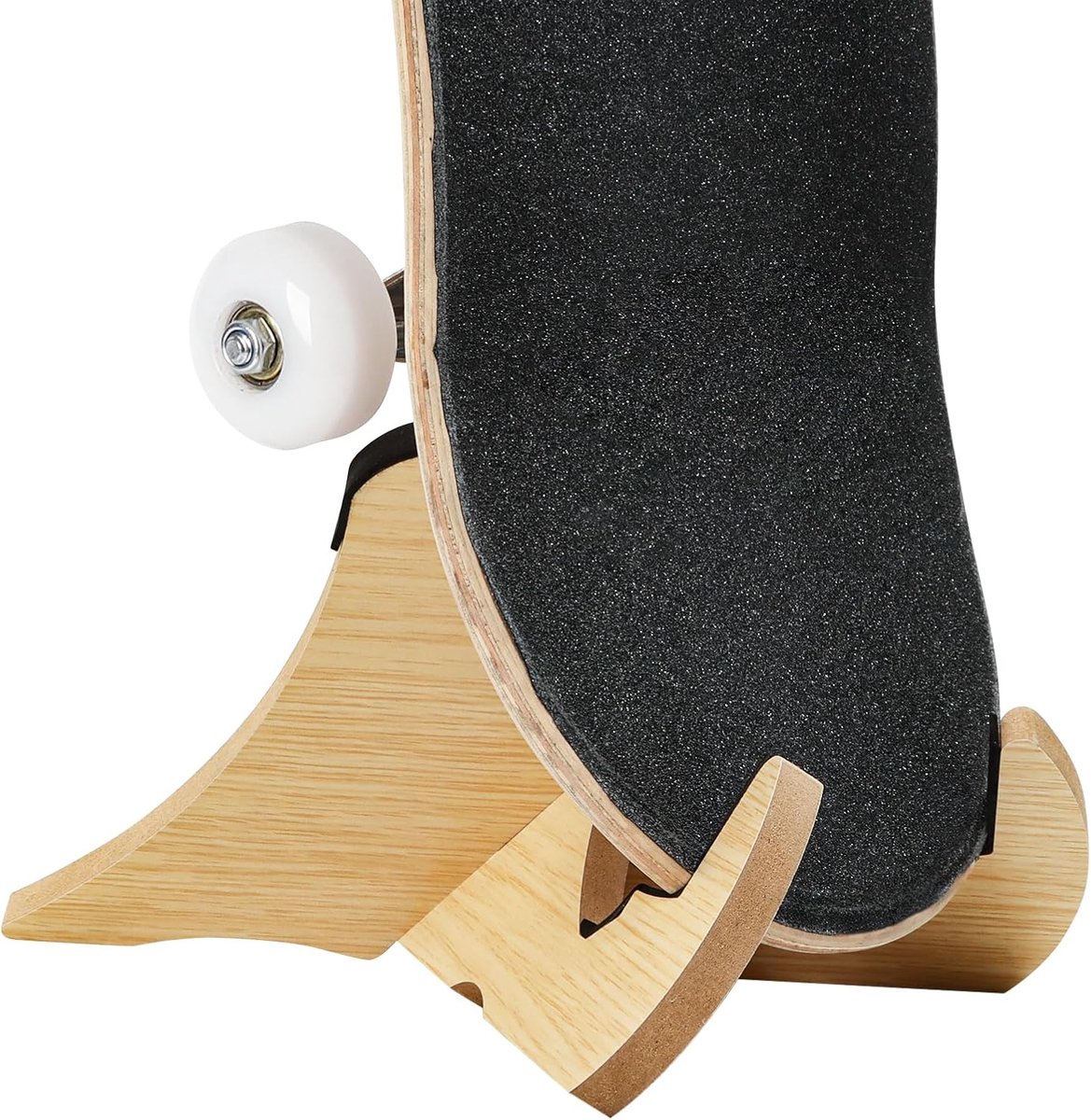 Skateboard Rek Houten Houder Netjes Opbergen DIY Aanpasbaar Compact Ontwerp Esdoorn