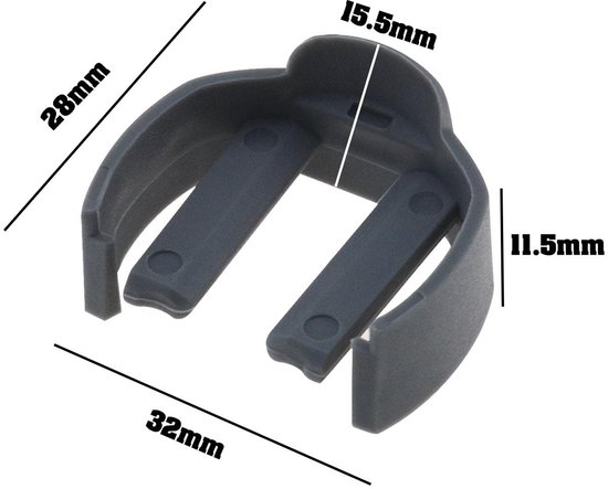 Dailygoods- Snap Ring - 2 Stuks - Quick Connect - Vervanging - Kunststof - Compatibel met Karcher K2/K3/K4/K5/K6/K7 - Slijtvast - Snelkoppeling van Dailygoods — afbeelding 4