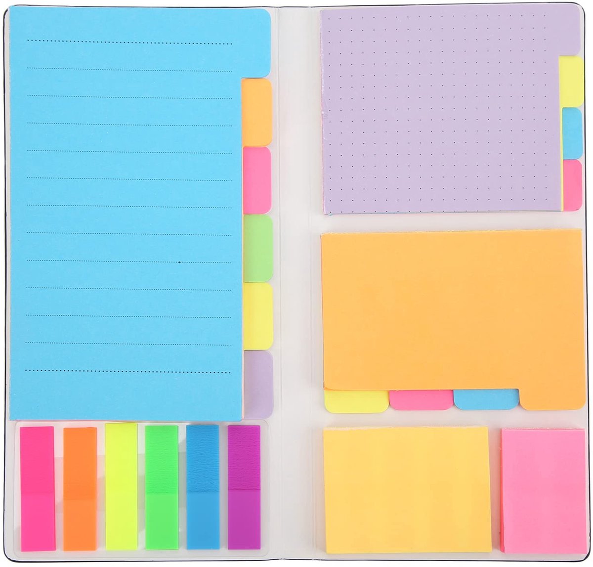 Dailygoods- Sticky Notes Herplakbaar - Notitieblok - Creatief Kladblok - Geschenken - Hoogwaardig Papier - Milieuvriendelijk