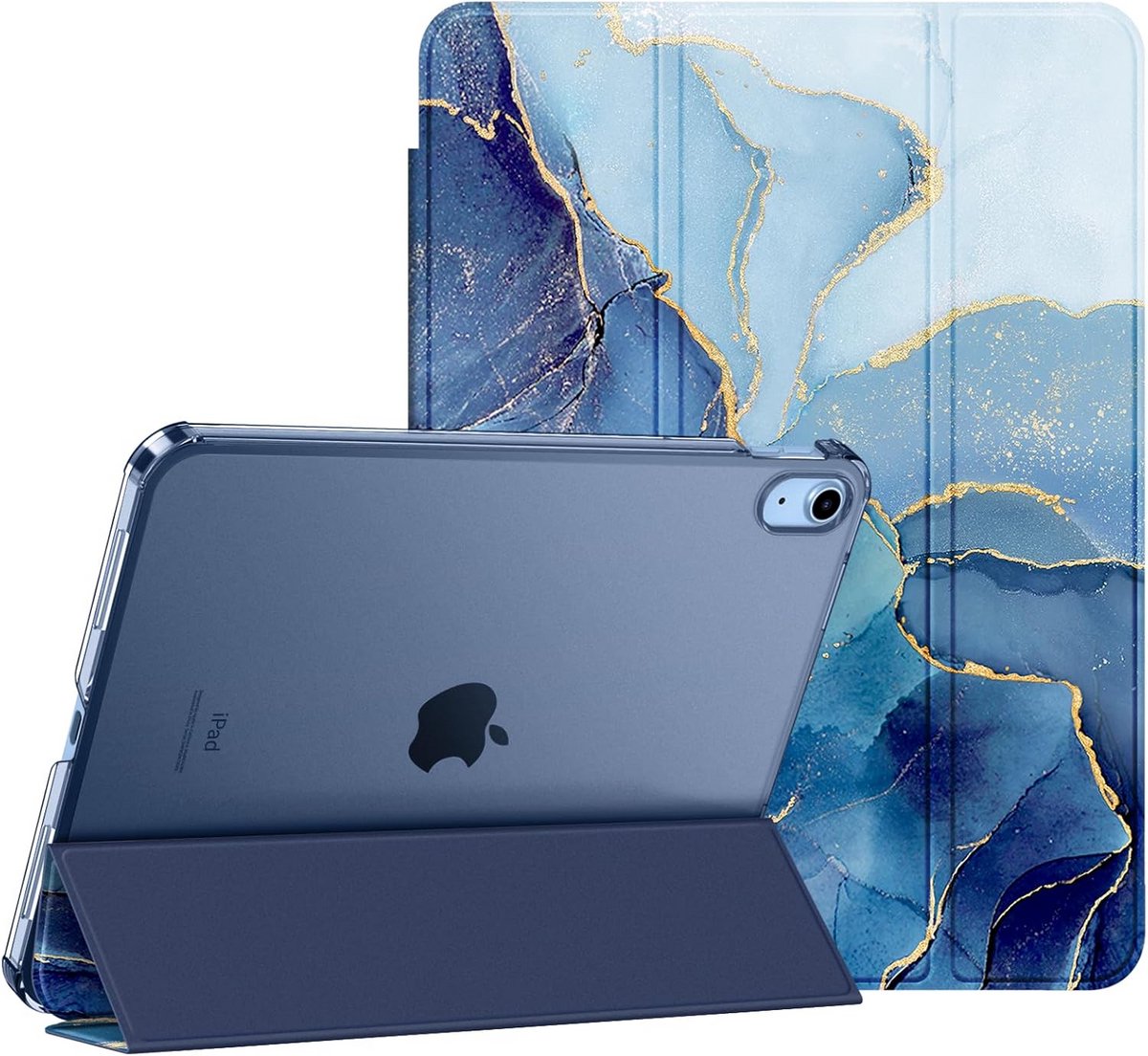 Tablet Hoes - Beschermhoes Back Cover - Tablets Beschermen - Automatische Sluimerstand - 11 Inch - Marmer
