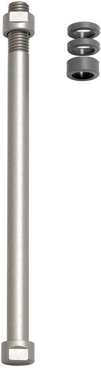 Fiets Trainer As - Doorgangs As - Fietstraining Binnen - Specifieke Maatvoering - 179.5 mm - Zwart