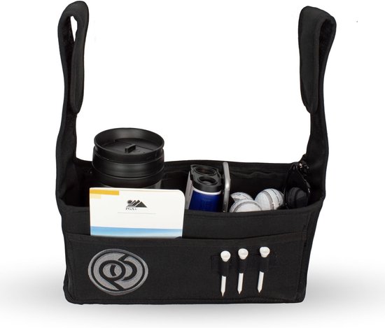 Golf Trolley Organizer - Accessoire Tas - Golf Benodigdheden - Universele Pasvorm - 315 cm - Zwart — afbeelding 2