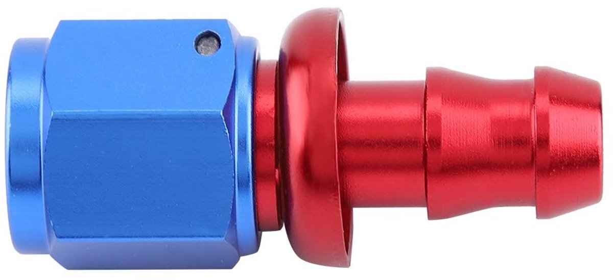 Dailygoods- Slangfitting 45 graden - Mannelijke Slangconnector - Push-On/Twist-Lock - Roestvrij Staal - Geschikt voor Vloeistoffen