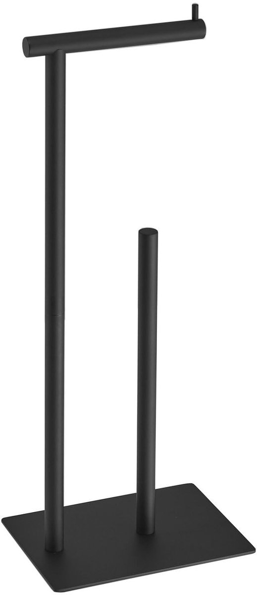 Freistehende Toilettenpapierhouder - Elegante Opbergfunctie - 54,5 cm Hoog, Mattschwarz