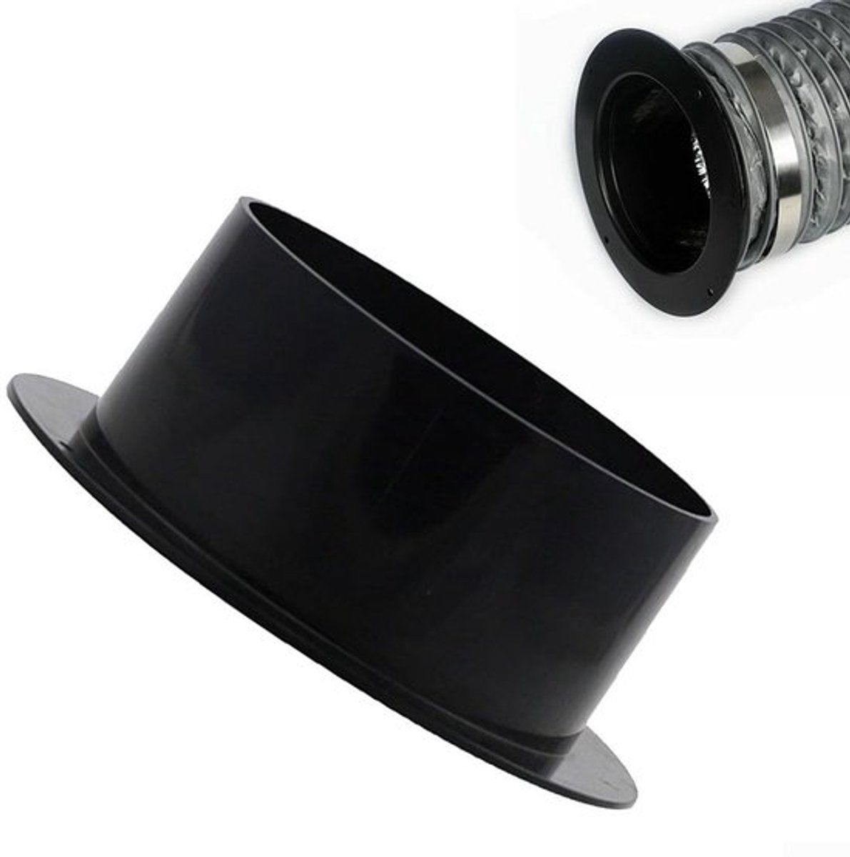 Dailygoods- Kanaalaansluitflens 160 mm - Rechte Buisflens