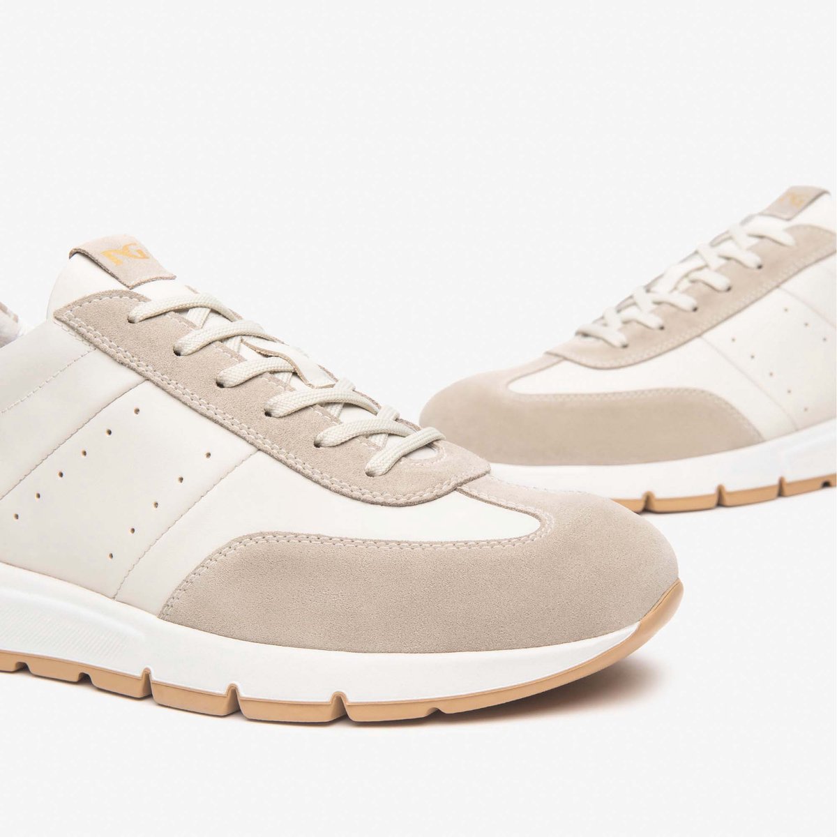 Nerogiardini Sneaker Velour Sparta Osso Pu.Bidens.Poggio B16 - Fashion Wear - Volwassen