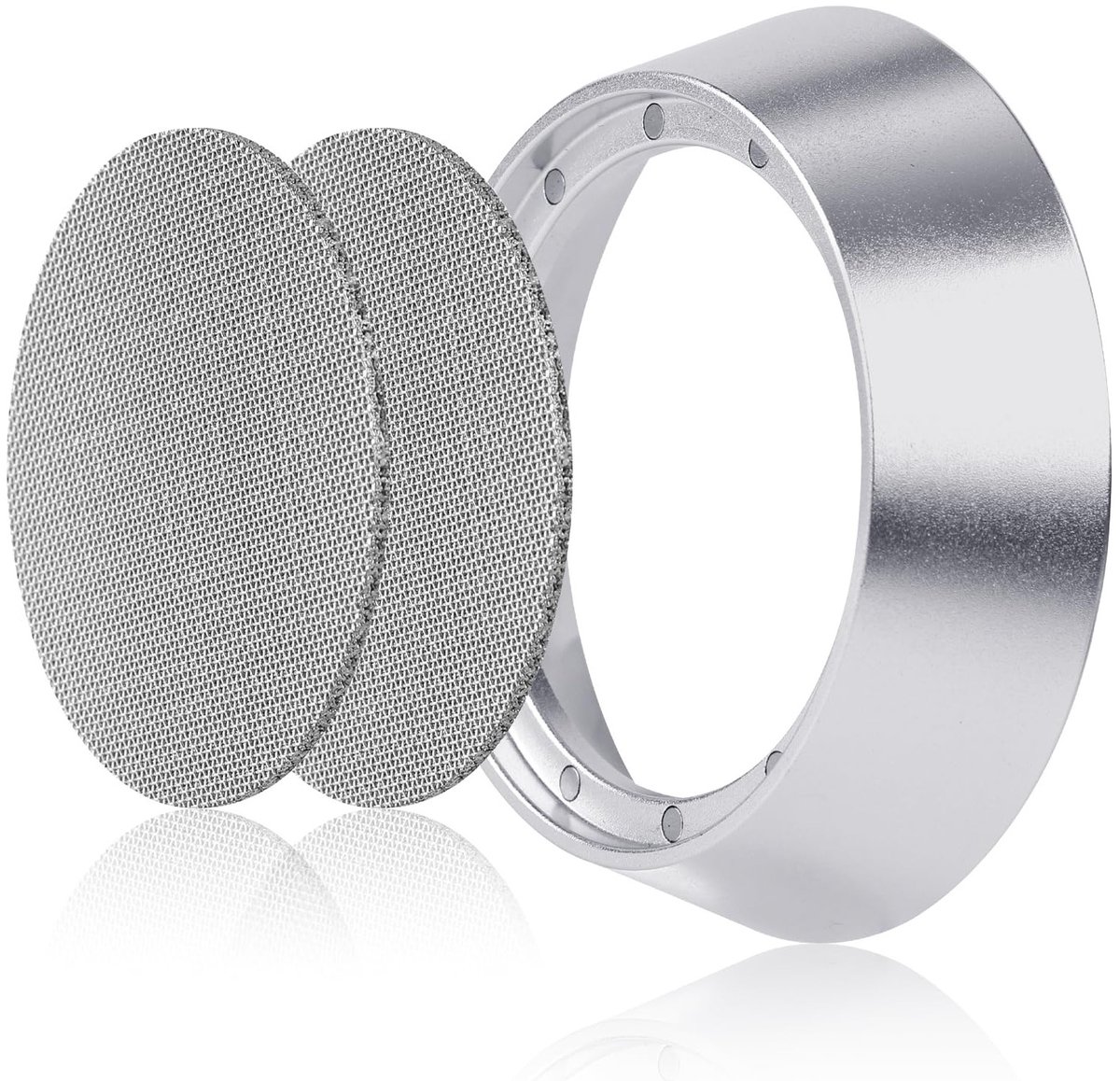 Allecta - Magnetische Doseertrechter 51mm voor Espresso Portafilter met Filterring voor Keuken Koffiewinkel
