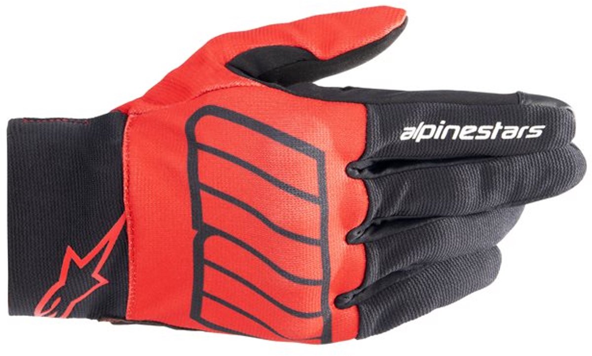 Alpinestars Aragon Helder Rood Zwart - Handschoen